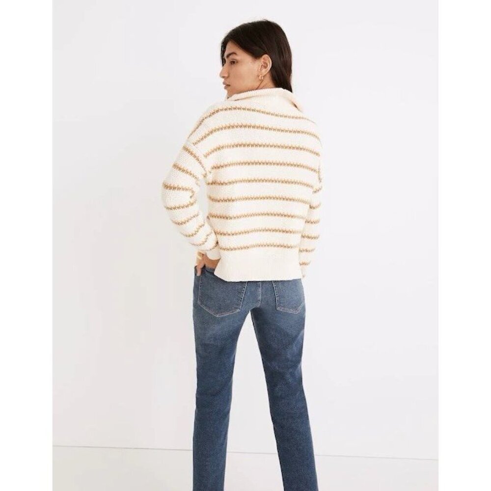 MADEWELL CANBY COLLARED SWEATER WOMENS SIZE XS - Picture 4 of 12